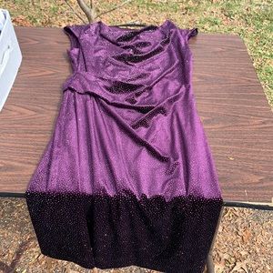 Sparkly purple dress